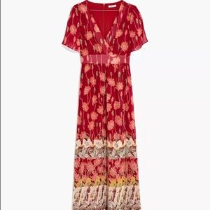 NWT Madewell Tulip Sleeve Maxi Dress Sunflowers 🌻